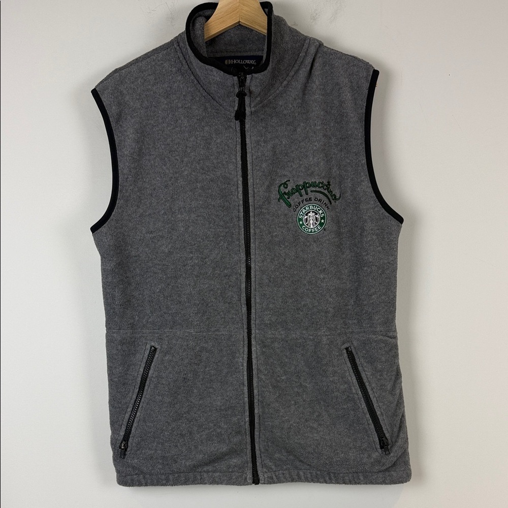 Starbucks Frappuccino Grey Staff Vest Size Large